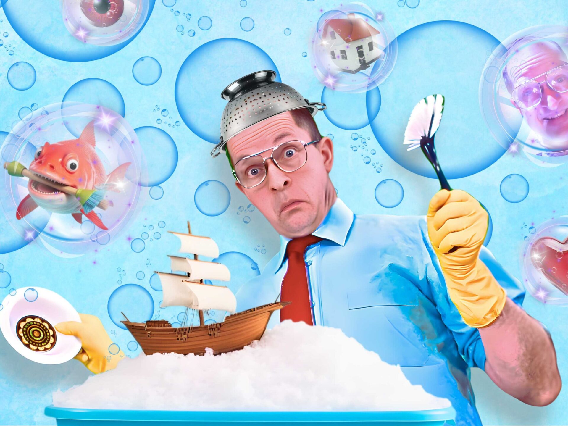 Mr B. and the Dishwashing Adventure (All ages) by Studio Dondersteen