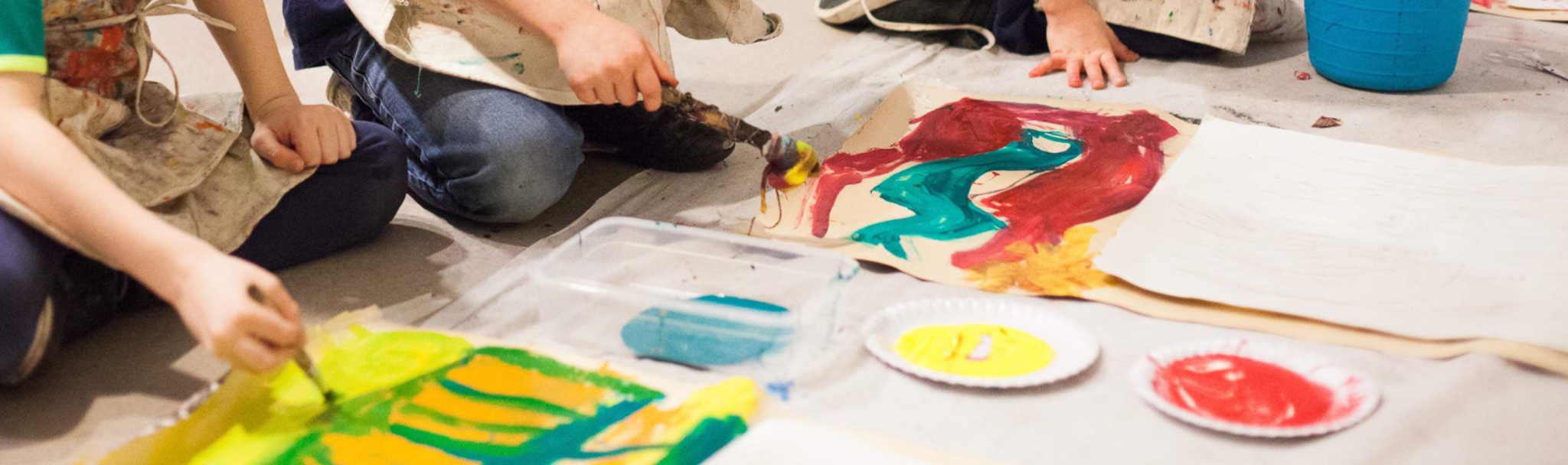 Create Your Own Artwork at Atelier CoBrA with your children.