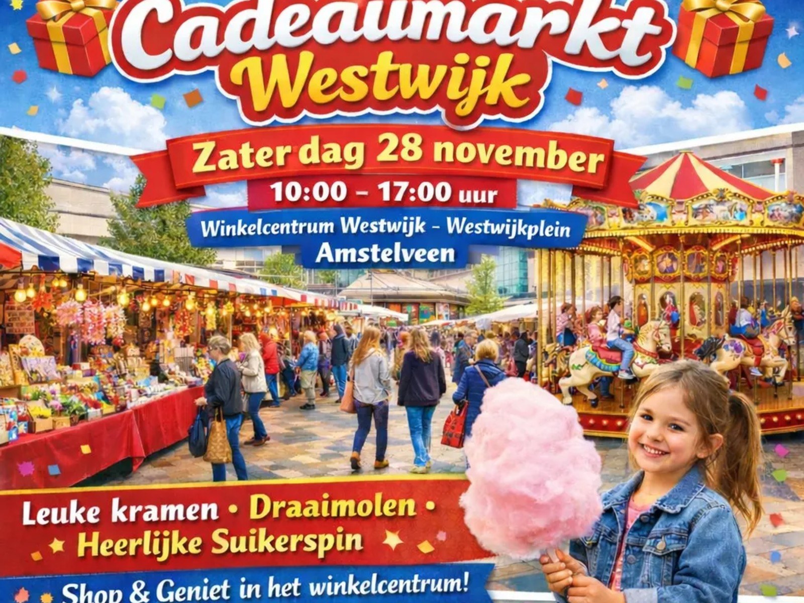 Cadeaumarkt Westwijk 2026 | Free Gift Market in Amstelveen